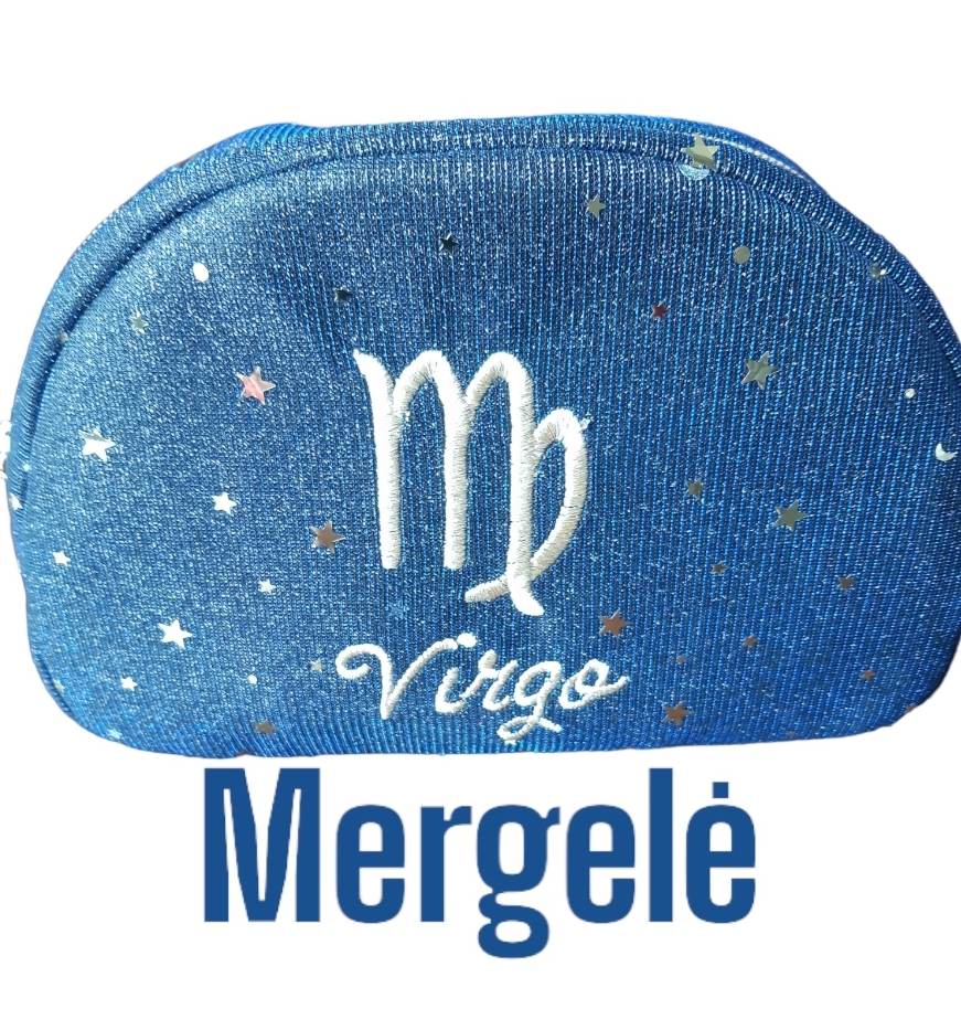 Kosmetinė su Mergelės/Virgo horoskopo ženklu