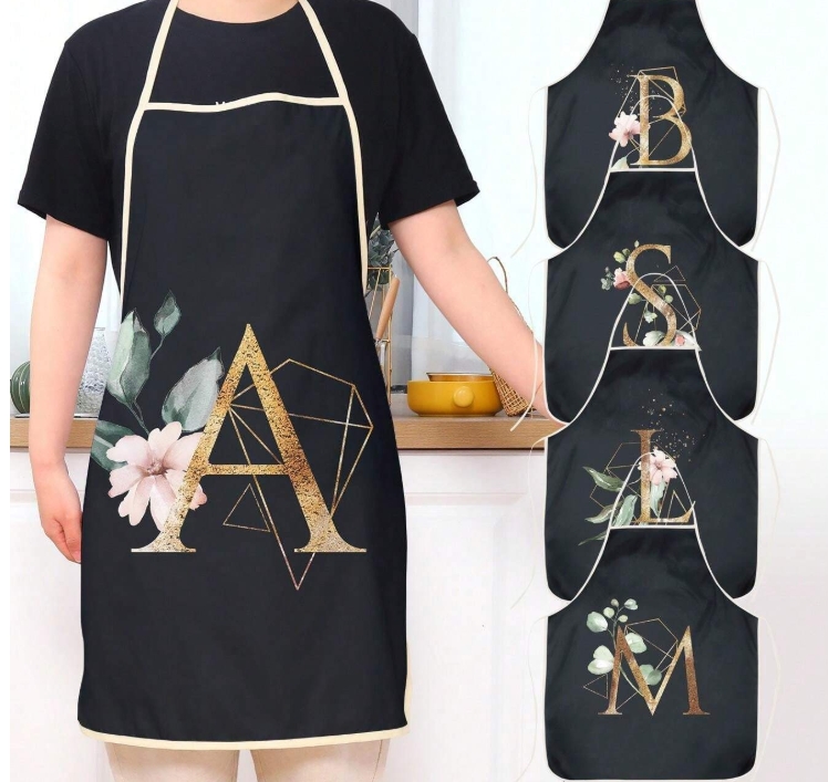 Virtuvinė prijuostė su G raide