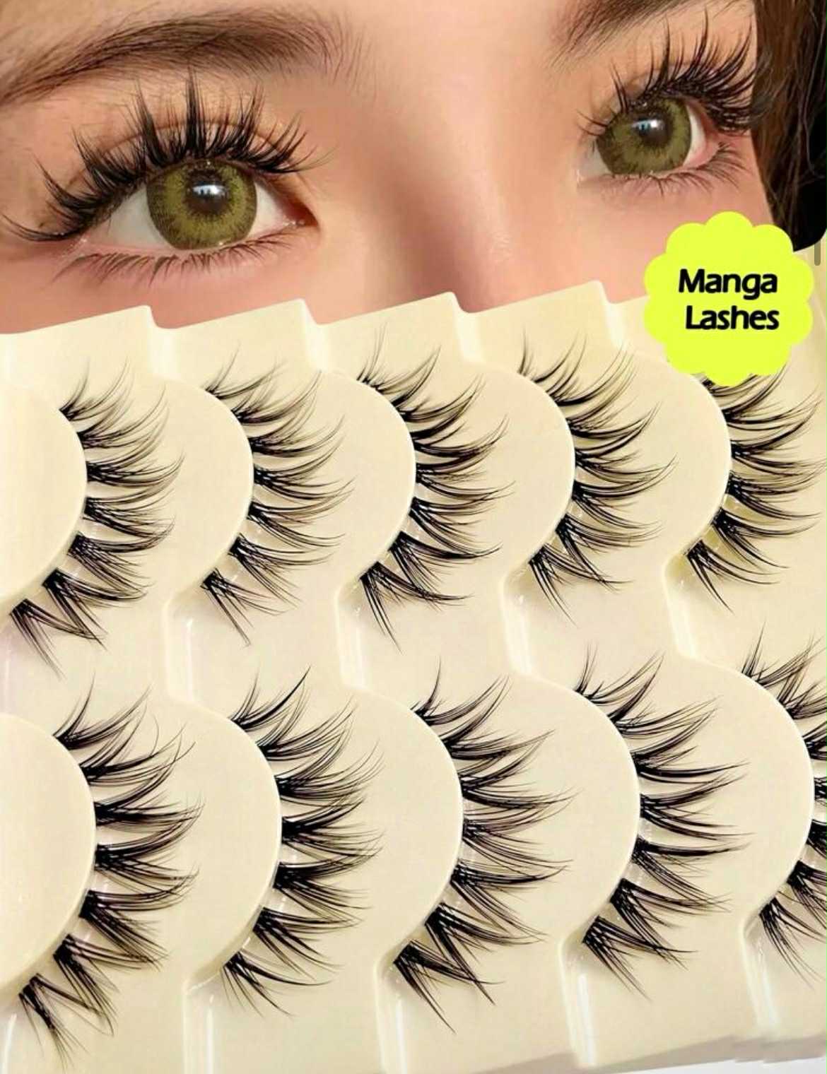 Dirbtinės blakstienos Anime stiliaus